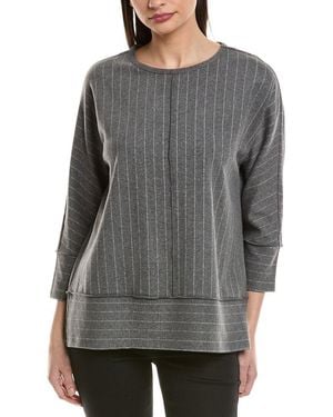 Jones New York Dolman Sleeve Top - Grey