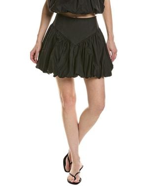 Bardot Lissett Poplin Mini Skirt - Black