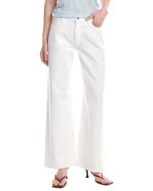 Rag & Bone Lori Low-Rise Wide Leg Full Length Jean - White