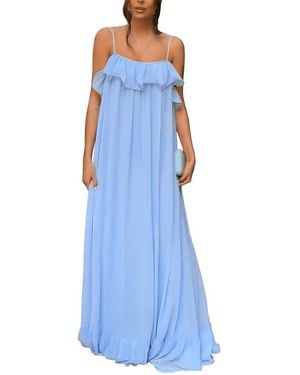 Dilireba Maxi Dress - Blue