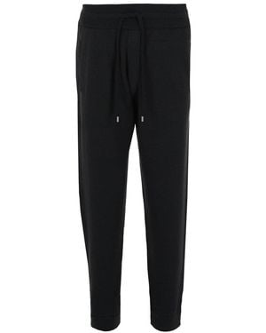 Ferragamo Sweater-Knit Drawstring Jogger - Black