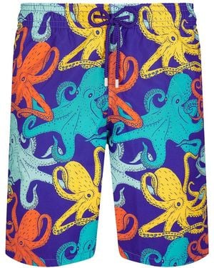 Vilebrequin Octopussy Longer Short - Blue
