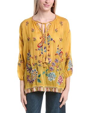 Johnny Was Kendra Blouse - Yellow