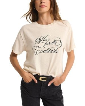 Z Supply Cocktails Pacific T-Shirt - Natural