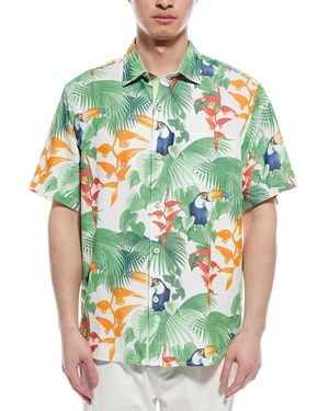 Tommy Bahama Coconut Point Toucan Chats Shirt - Green