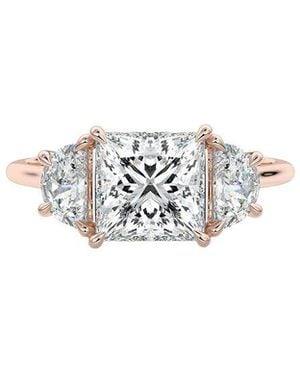 Lab Grown Diamonds 14K Rose 4.60 Ct. Tw. Lab-Grown Diamond Ring - White