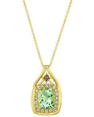 Le Vian Le Vian 14K 2.75 Ct. Tw. Diamond & Quartz Pendant - Metallic