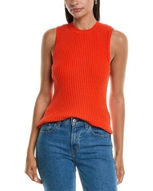 3.1 Phillip Lim 3. Phillip Lim Pointelle Rib Tank - Red