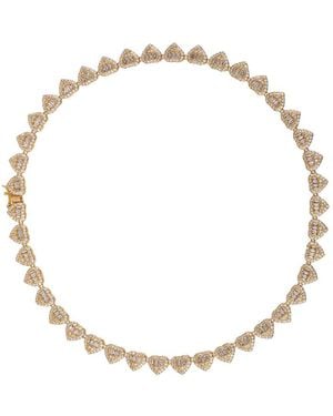 Eye Candy LA Cz Collar Necklace - Natural