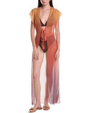 Becca Sunset Ombre Robe - Red