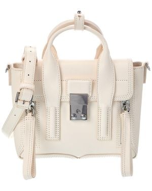 3.1 Phillip Lim Pashli Leather Mini Satchel - Natural