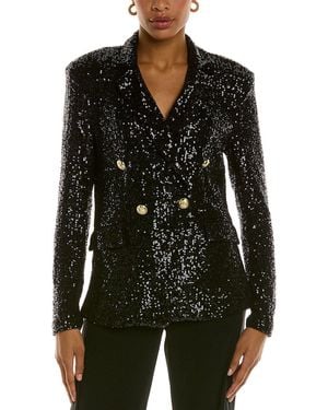 Alexia Admor Abbi Double-breasted Jacket - Black