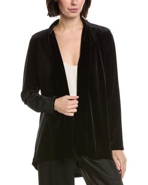 Vince Camuto Velvet Cardigan - Black