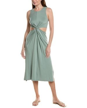 Beyond Yoga Around The World Front Twist Dress - Green