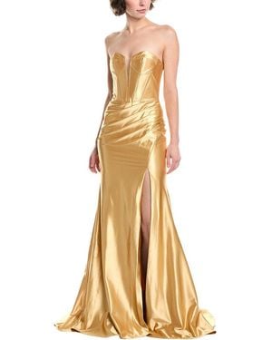 Jovani Emerald Gown - Metallic