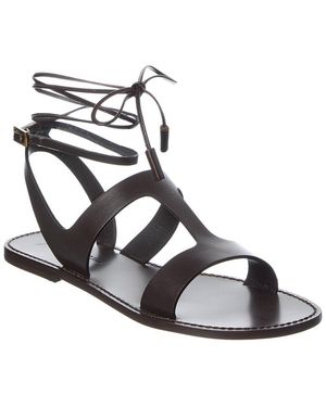 Weekend by Maxmara Lemma Leather Sandal - Metallic
