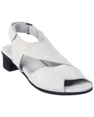 Arche Obibbi Leather Sandal - White