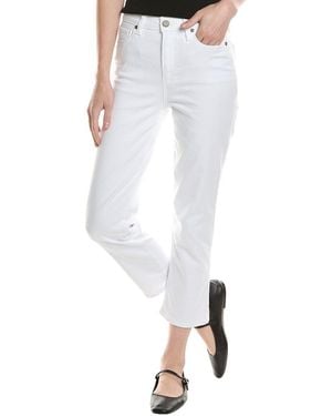 PAIGE Jacqueline Optic Crop Jean - White