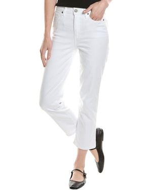 PAIGE Jacqueline Optic Crop Jean - White