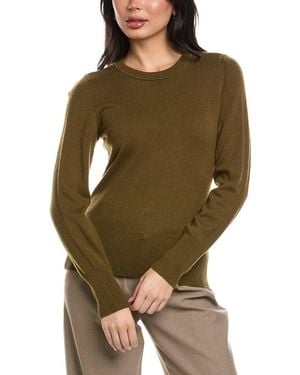 Reiss Anne Wool-Blend Crewneck Jumper - Green