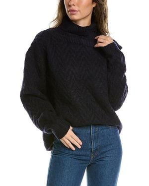 Lea & Viola Chunky Wool-Blend Jumper - Black