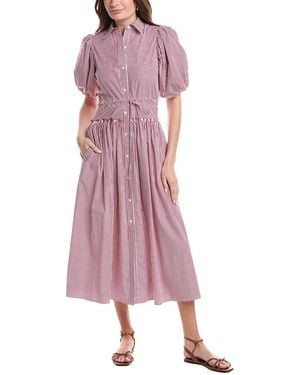 Rebecca Taylor Poplin Shirtdress - Purple