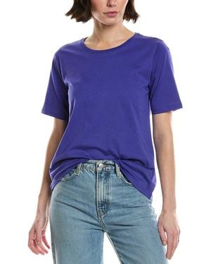 Eileen Fisher Round Neck T-Shirt - Blue