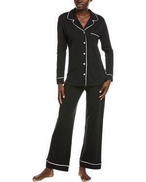 Cosabella 2Pc Bella Relaxed Top Pant Set - Black
