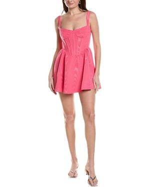 Bardot Nisa Corset Mini Dress - Red
