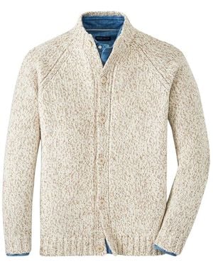 Peter Millar Strathmore Wool-blend Knit Cardigan - White