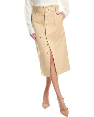 A.L.C. Maia Midi Skirt - Natural