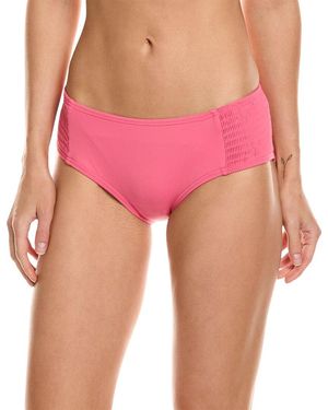 Kate Spade Smocked Bikini Bottom - Pink