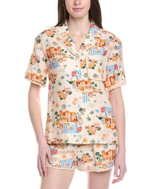 Line & Dot Payton Shirt - Pink