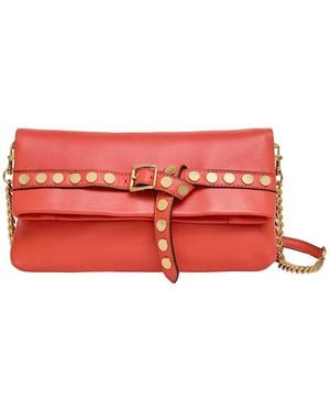 Aimee Kestenberg Jagger Leather Clutch - Red
