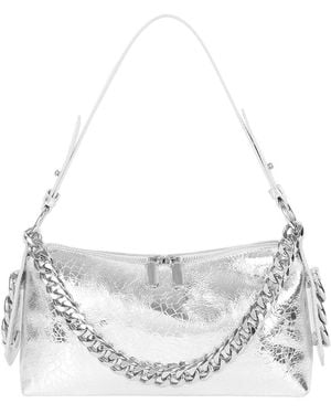 Tiffany & Fred Paris Tiffany And Fred Paris Metallic Leather Chain Shoulder