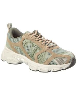 Dior Chrono Mesh & Suede Trainer - Natural