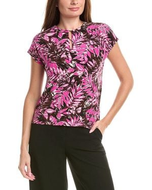 Jones New York Petite Extend Shoulder Top - Red