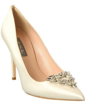 SJP by Sarah Jessica Parker Ola 100 Satin Pump - White