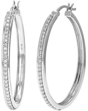 Amairah 0.38 Ct. Tw. Lab-Grown Diamond Hoops - White
