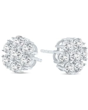 True Diamond 14k 1.96 Ct. Tw. Diamond Studs - White