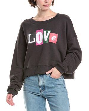 Chaser Brand Love Letters Zuma Pullover - Grey
