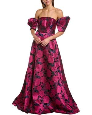 Rene Ruiz Fil Coupe Gown - Purple