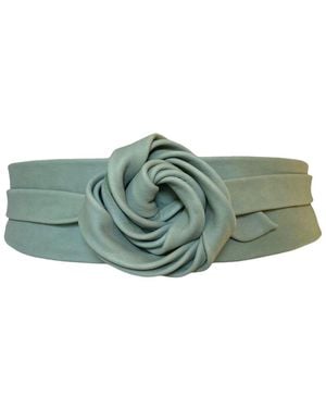 Ada Classic Wrap Leather Belt - Green