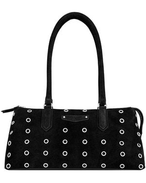 Rebecca Minkoff Industry Leather Shoulder Bag - Black