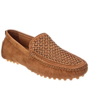 Donald J Pliner Rafferty Leather Loafer - Brown