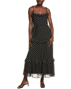 Julia Jordan Chiffon Midi Dress - Black