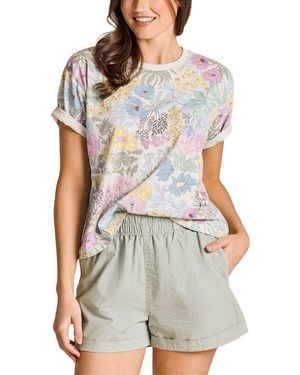 Life Is Good. Crusher Boxy T-Shirt - Gray