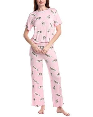 Honeydew Intimates 2Pc All American Jersey Pyjama Set - Pink
