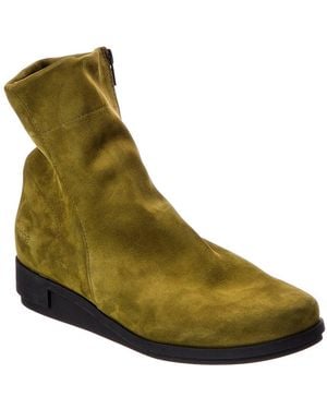 Arche Daykam Leather Bootie - Green