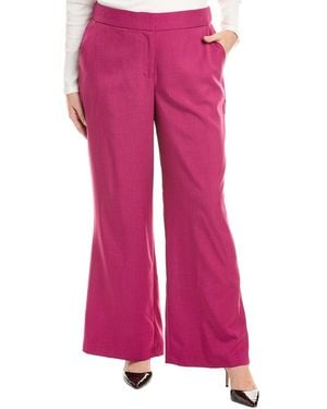 Tahari Plus Pant - Pink